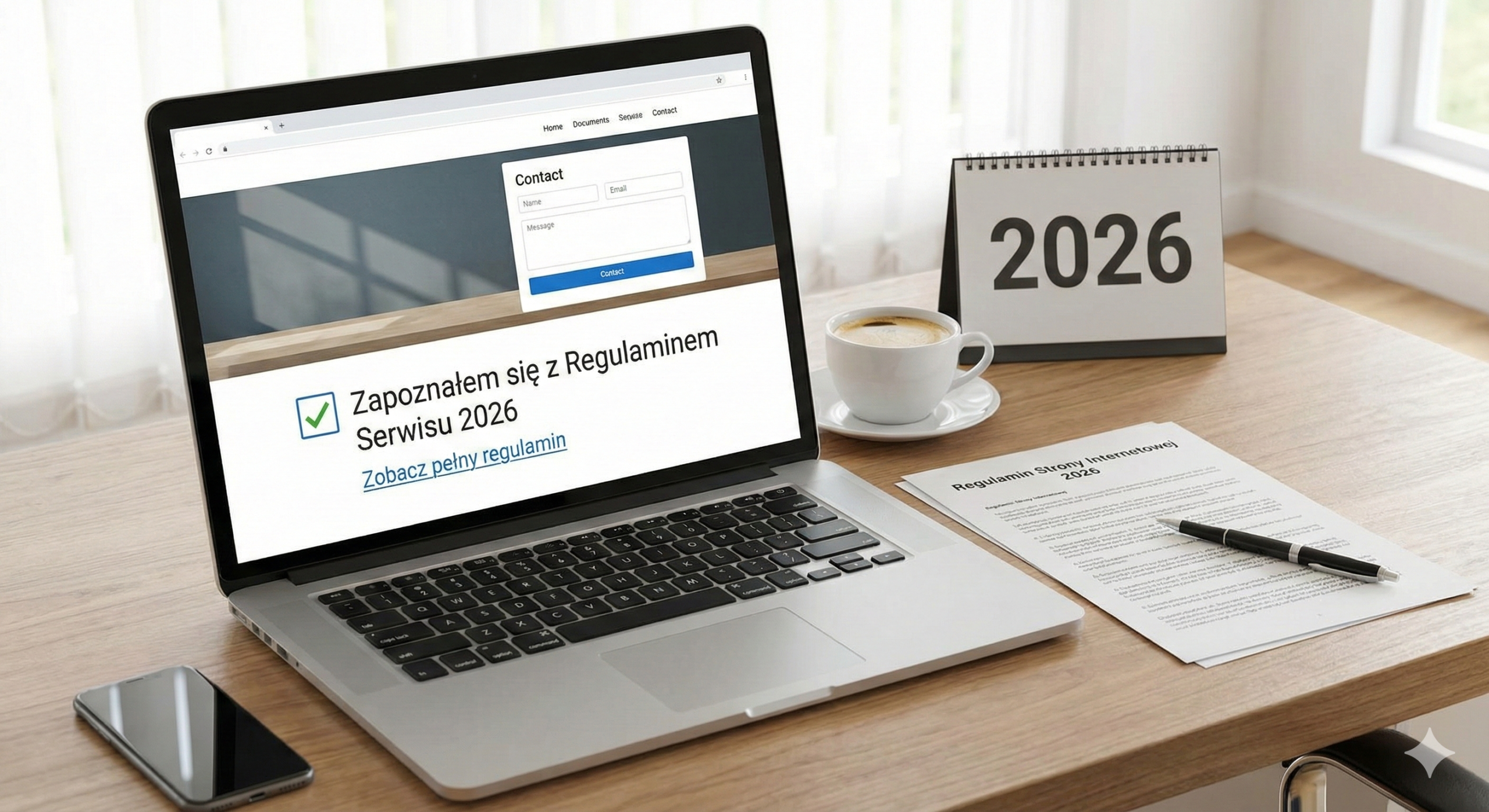 regulamin strony internetowej